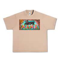 Burro mama with baby bear and leopard license plate Urban Heavy Tee - Artiststas
