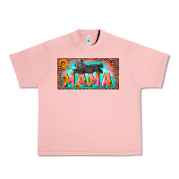 Salmon mama with baby bear and leopard license plate Urban Heavy Tee - Artiststas