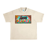 Sandshell mama with baby bear and leopard license plate Urban Heavy Tee - Artiststas
