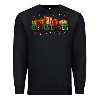 Black western christmas gifts Premium Sweatshirt - AdoDesignShop