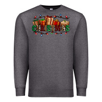 Charcoal Heather western christmas gifts Premium Sweatshirt - AdoDesignShop