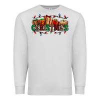 Dove Grey western christmas gifts Premium Sweatshirt - AdoDesignShop