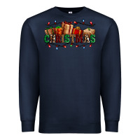 Navy western christmas gifts Premium Sweatshirt - AdoDesignShop
