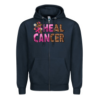 Navy Heal Cancer Zipper Hoodie - texasbilliewilder