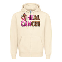 Sandshell Heal Cancer Zipper Hoodie - texasbilliewilder
