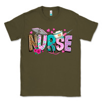 Army Green nurse Classic Tee - texasbilliewilder