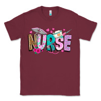 Burgundy nurse Classic Tee - texasbilliewilder
