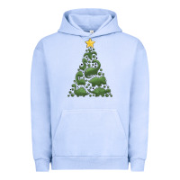Pigment Grape Ice dinosaur christmas tree Urban Hoodie - MaliasSmallBusiness