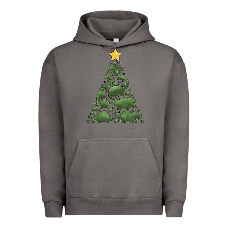 Dinosaur Christmas Tree Urban Hoodie by MaliasSmallBusiness | Teevron