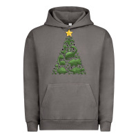 Pigment Tornado dinosaur christmas tree Urban Hoodie - MaliasSmallBusiness