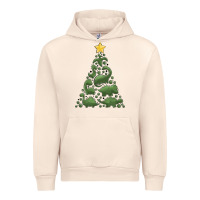 Sandshell dinosaur christmas tree Urban Hoodie - MaliasSmallBusiness