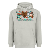 Moon Dust peace love coffee Heavyweight Hoodie - AdoDesignShop