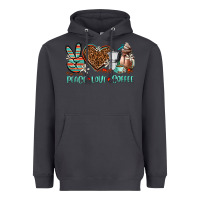 Smoke peace love coffee Heavyweight Hoodie - AdoDesignShop