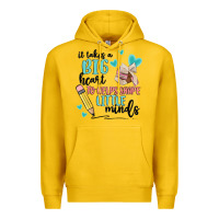 Lemon it takes a big hearts to helps shape little minds Premium Hoodie - MaliasSmallBusiness