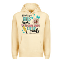 Pina Colada it takes a big hearts to helps shape little minds Premium Hoodie - MaliasSmallBusiness