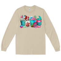 Mushroom mermaid coffee cups Long Sleeve Tee - Zillion Design Studio