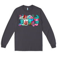 Smoke mermaid coffee cups Long Sleeve Tee - Zillion Design Studio