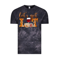 Cloud Black let's get lit candles Vintage Tee - BarkalooDesign