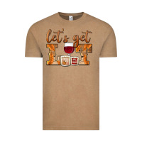 Vintage Coffee let's get lit candles Vintage Tee - BarkalooDesign