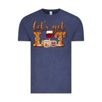 Vintage Denim let's get lit candles Vintage Tee - BarkalooDesign