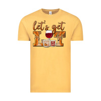 Vintage Mustard let's get lit candles Vintage Tee - BarkalooDesign