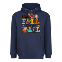 Navy i love fall most of all Heavyweight Hoodie - AdoDesignShop