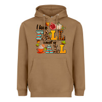 Toasted Coconut i love fall most of all Heavyweight Hoodie - AdoDesignShop