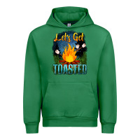 Emerald lets get toasted Urban Hoodie - NancyCooperArtShop