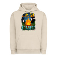Pigment French Oak lets get toasted Urban Hoodie - NancyCooperArtShop