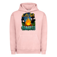 Pigment Salmon lets get toasted Urban Hoodie - NancyCooperArtShop