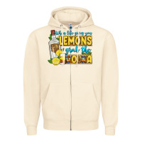 Sandshell when life gives you lemons grab the vodka Zipper Hoodie - Zillion Design Studio