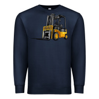 Navy forklift Premium Sweatshirt - Artiststas
