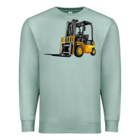 Seafoam forklift Premium Sweatshirt - Artiststas
