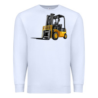 White forklift Premium Sweatshirt - Artiststas