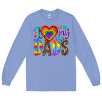 Colony Blue i love my dads Long Sleeve Tee - texasbilliewilder