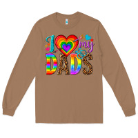 Toasted Coconut i love my dads Long Sleeve Tee - texasbilliewilder