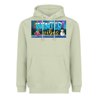 Matcha winter vibes license plate Heavyweight Hoodie - BundleAndBundleShop