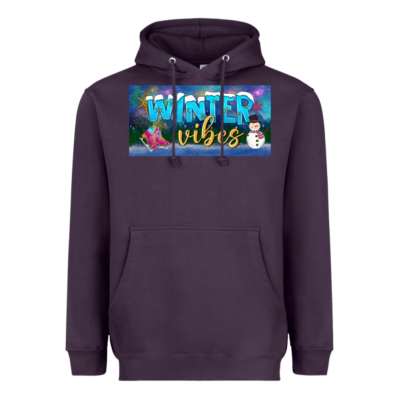 Winter Vibes License Plate Heavyweight Hoodie by BundleAndBundleShop | Teevron