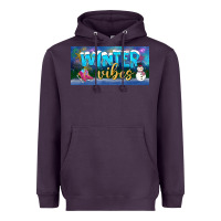 Plum winter vibes license plate Heavyweight Hoodie - BundleAndBundleShop