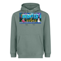 Sage winter vibes license plate Heavyweight Hoodie - BundleAndBundleShop