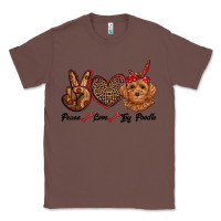 Chestnut peace love toy poodle Classic Tee - RanaPortraitStore