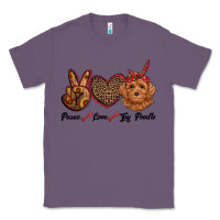 Lavender peace love toy poodle Classic Tee - RanaPortraitStore