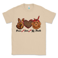 Mushroom peace love toy poodle Classic Tee - RanaPortraitStore