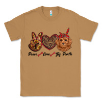Toasted Coconut peace love toy poodle Classic Tee - RanaPortraitStore