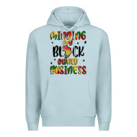 Minding My Black Owned Business Premium Hoodie | Teevron
