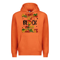 Carrot minding my black owned business Premium Hoodie - MaliasSmallBusiness