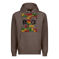 Coffee minding my black owned business Premium Hoodie - MaliasSmallBusiness