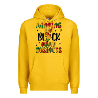 Lemon minding my black owned business Premium Hoodie - MaliasSmallBusiness