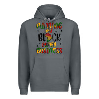 Rock minding my black owned business Premium Hoodie - MaliasSmallBusiness