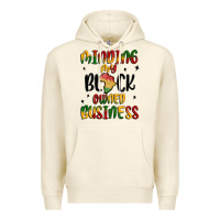 Sandshell minding my black owned business Premium Hoodie - MaliasSmallBusiness